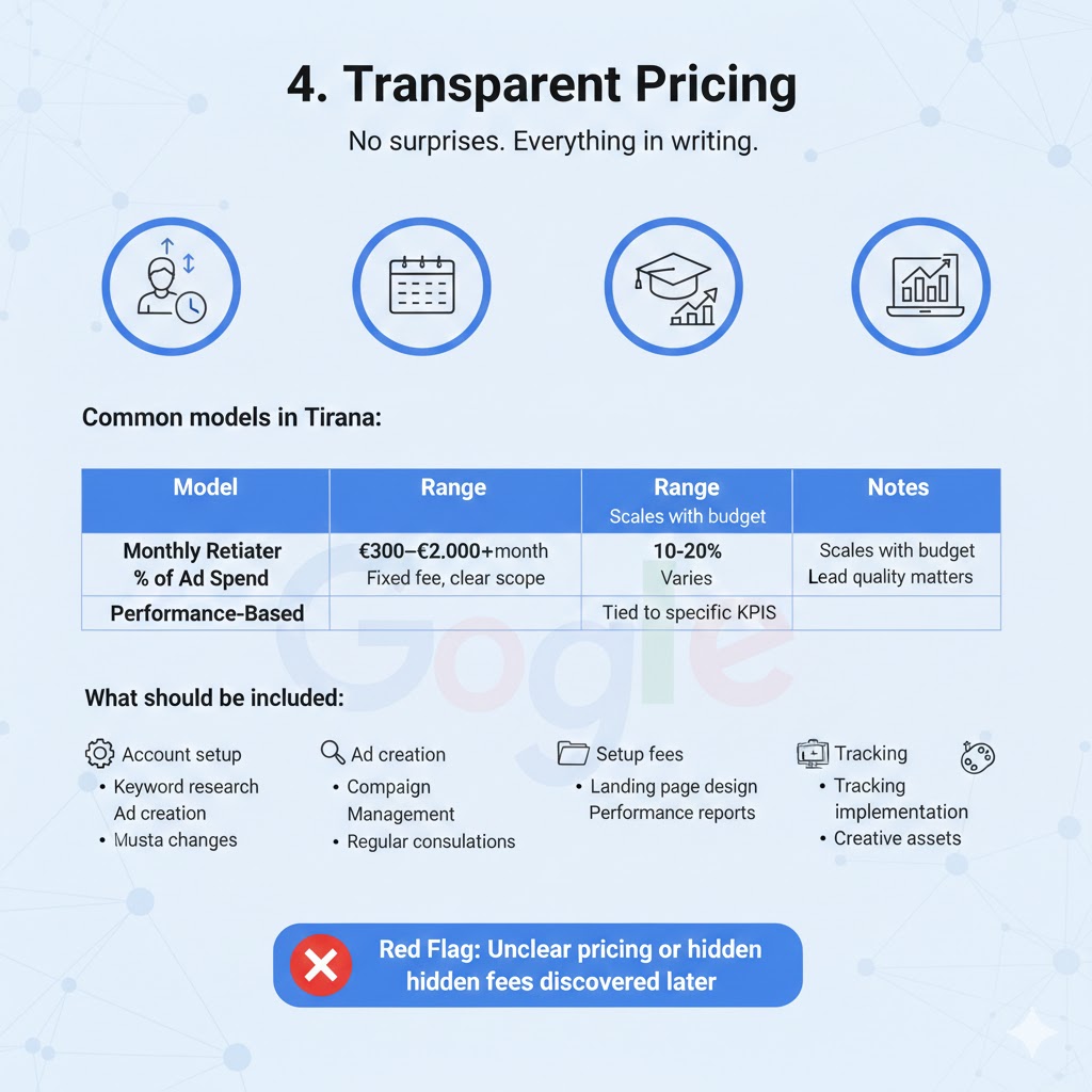 Transparent Pricing vs red flag