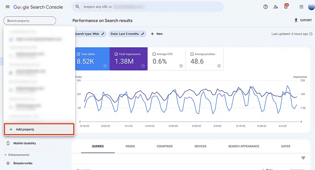 Shtimi i nje website ose domaini ne Google Search Console